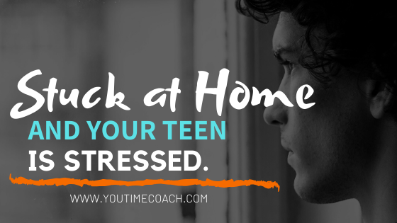 Being stuck at home with your parents can most definitely increase stress.